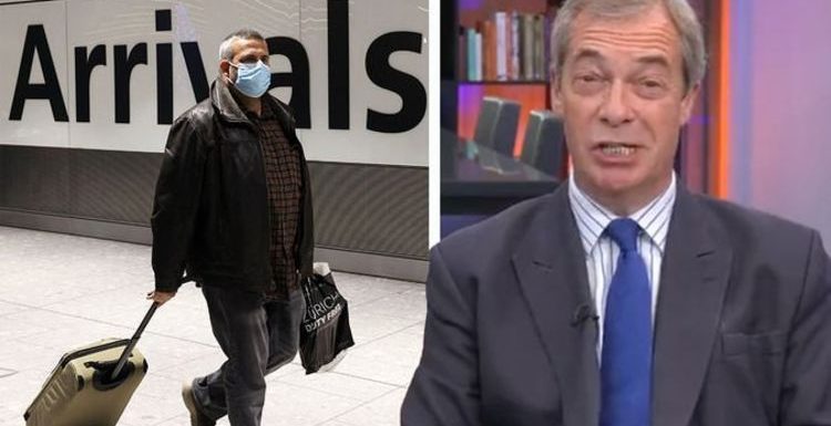‘How can they justify £2k quarantine cost?’ Farage blasts red list travel restrictions
