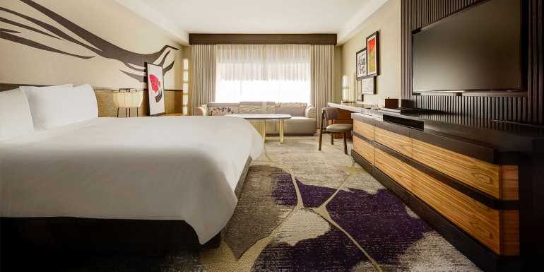 Rooms at the Nobu at Caesars Palace Las Vegas get a fresh look