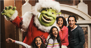 Shrek fans can visit the ogre and Santa in fun grotto experience this December
