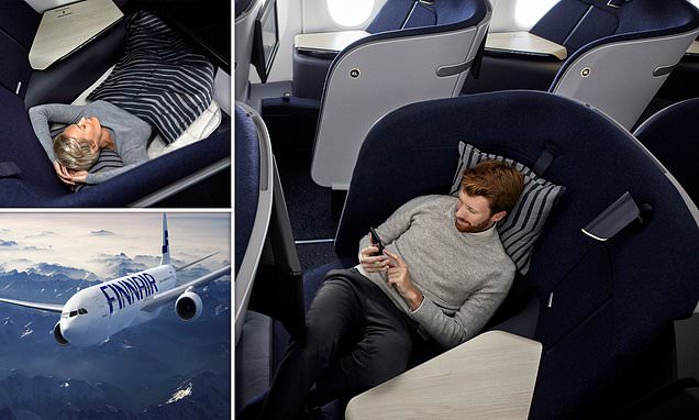 Finnair launches a business class seat that doesn't recline
