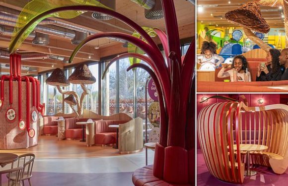 Inside a Charlie and the Chocolate Factory-inspired London restaurant