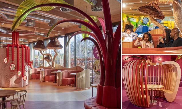 Inside a Charlie and the Chocolate Factory-inspired London restaurant