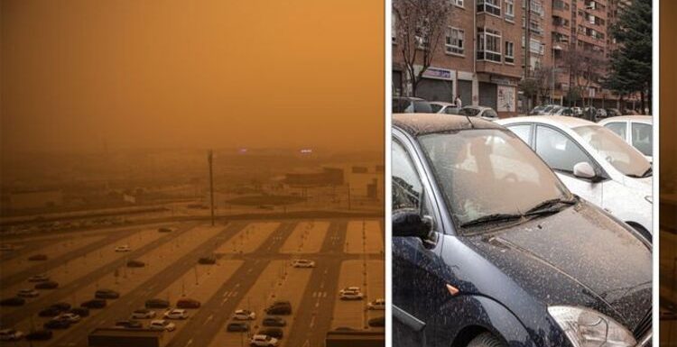 Spain holiday warning as Sahara dust storm gives Spain the worst air quality in the world