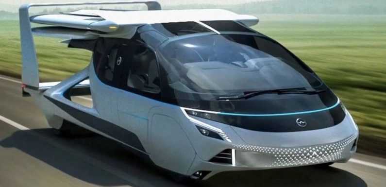 ‘World’s first’ flying 4-seat taxi unveiled where you can travel by road or sky