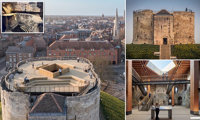 York's Clifford's Tower's £5m makeover and new viewing deck unveiled