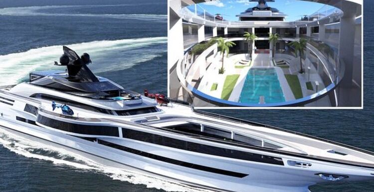 ‘Futuristic’ superyacht worth £418m set to become world’s widest boat