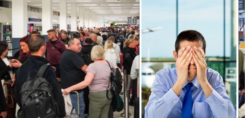 ‘Absolute carnage’ Manchester Airport experiences chaos ahead of Bank Holiday weekend