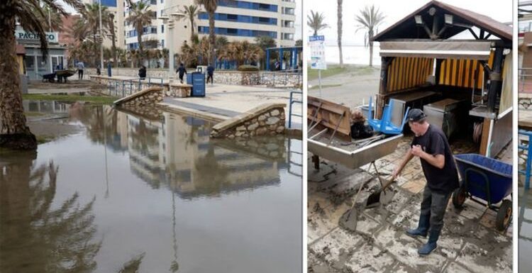 Spain holidays could be in ‘jeopardy’ after Costa del Sol beaches battered by storm