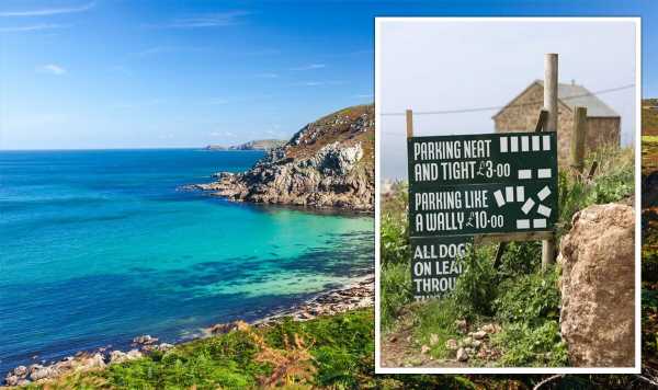 Cornwall farmer sets higher fee for ‘parking like a wally’ at popular beach car park