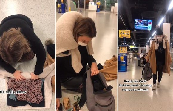 Ryanair passenger reveals cunning hack for making a DIY neck pillow