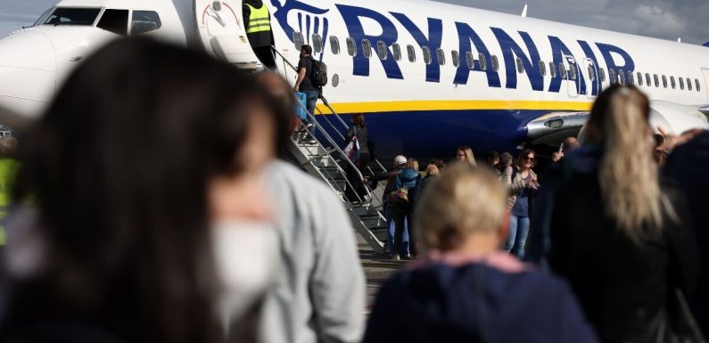 Ryanair to drop facemasks on all its flights except for 15 EU countries – full list