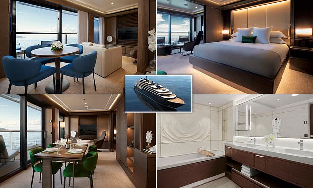 First photos revealed of the £250m megayacht Evrima by Ritz-Carlton