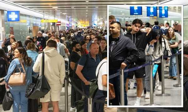 Flight cancellation chaos while Heathrow boss says problems could continue for 18 months