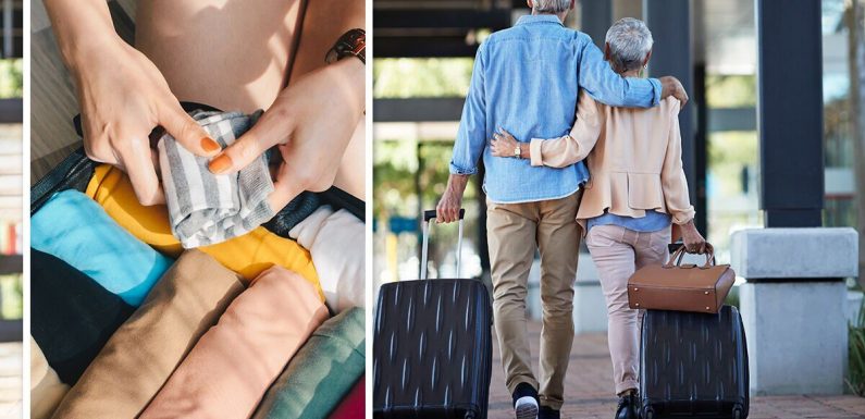Hand luggage: ‘Bundle’ packing method will ‘avoid wrinkles’ and ‘save space’