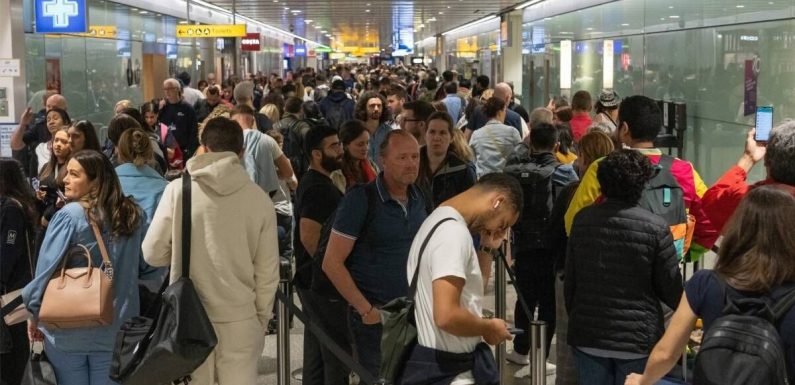 Holidaymakers suffer as UK airports face chaotic conditions throughout summer