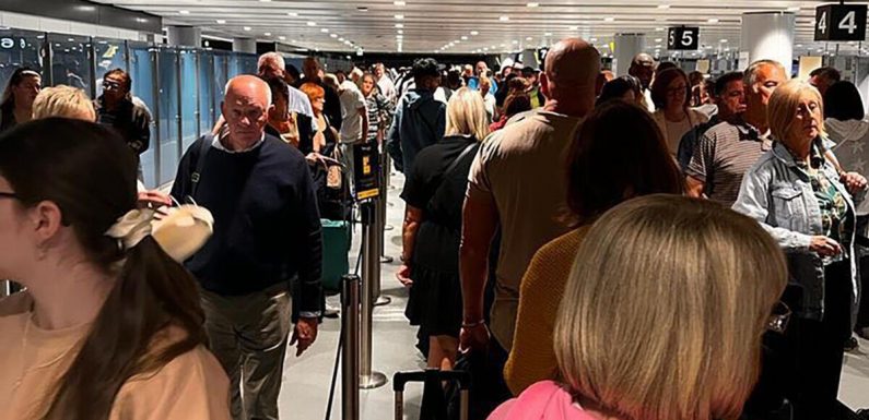 Manchester Airport passengers face long queues amid travel ‘madness’