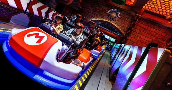 Nintendo fans will love Universal’s new Mario Kart ride with themed tracks