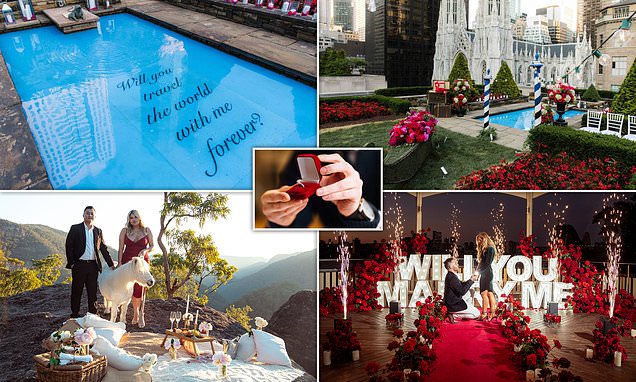Revealed: The world's most extravagant (and expensive) proposals