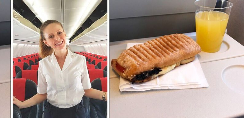 Flight attendant shares what people ‘should never eat’ on plane ‘Avoid as much as you can’
