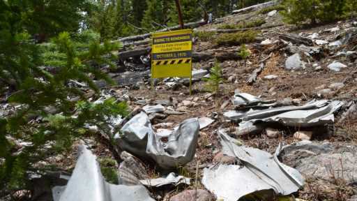 Hiking trails where you can see wreckage from Colorado plane crashes