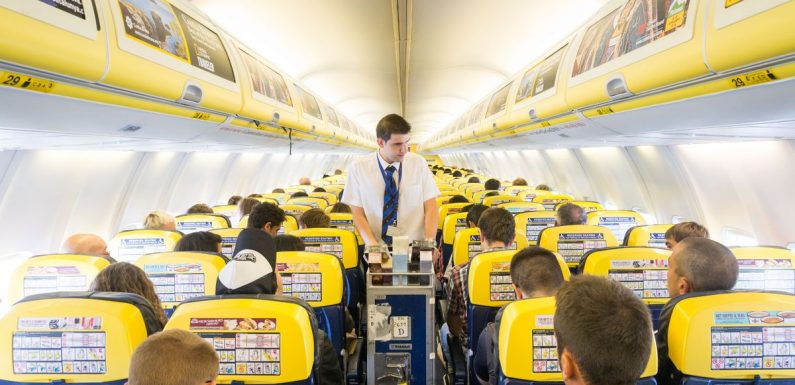 Ryanair flight attendant approves of in-flight hot chocolate – but not Twix bars