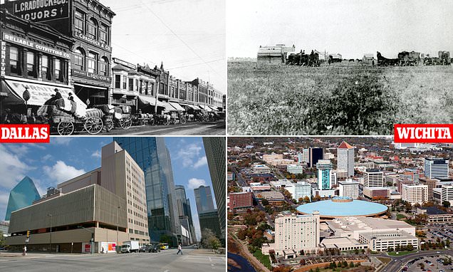 Then and now photos reveal the transformation of America's Old West