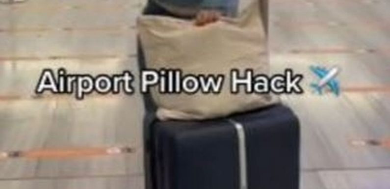 Travel pillow hack that can get you 6kg of extra luggage for free goes viral