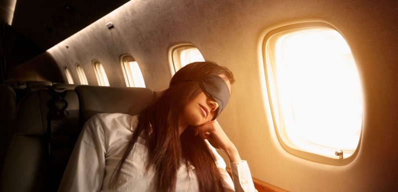 Flight attendant issues warning for passengers sleep against windows on planes