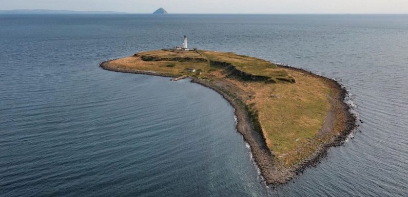 Scottish island with buildings and a helipad on sale for less than a 4-bed house