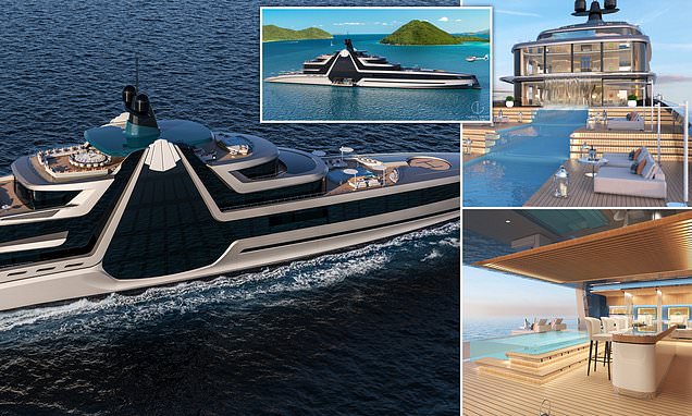 Total gem! The superyacht inspired by a 128-carat Cartier diamond