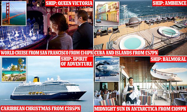 Cruises to beat the winter blues – and from just £57 per night