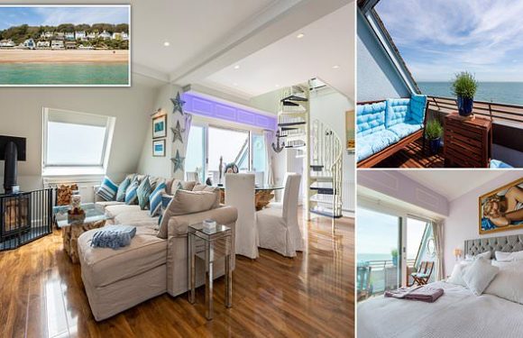 Inside a stunning beach house in Folkestone boasting views to France