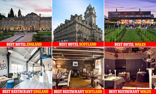 The AA names the UK's best hotels and restaurants for 2022