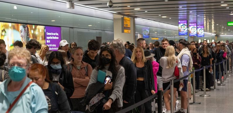 Brits could face travel chaos at Christmas as Border Force threaten strikes