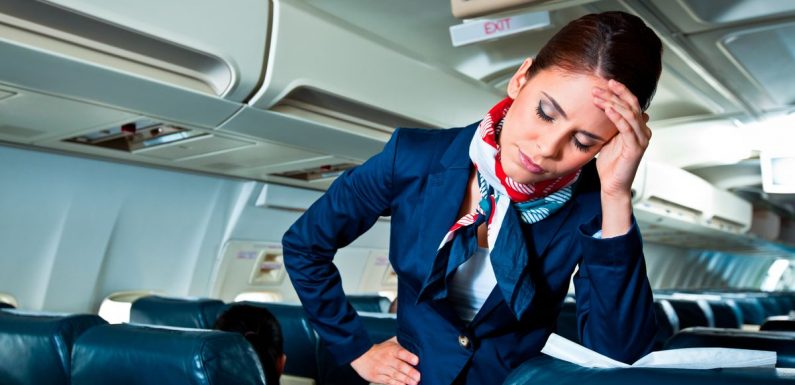 ‘I’m a former flight attendant and passengers should never hand rubbish to crew’