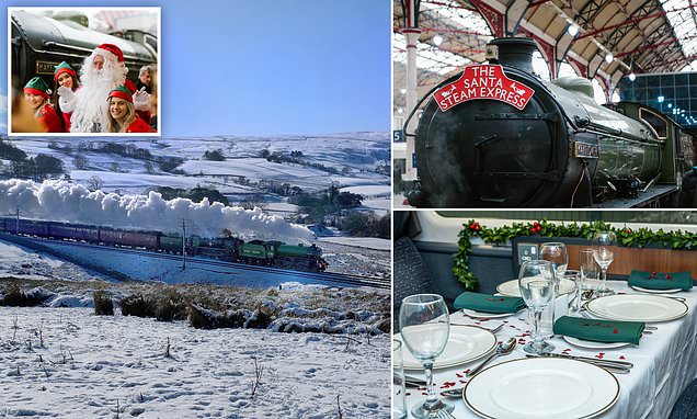 Feel the magic of Christmas on board the Santa Steam Express