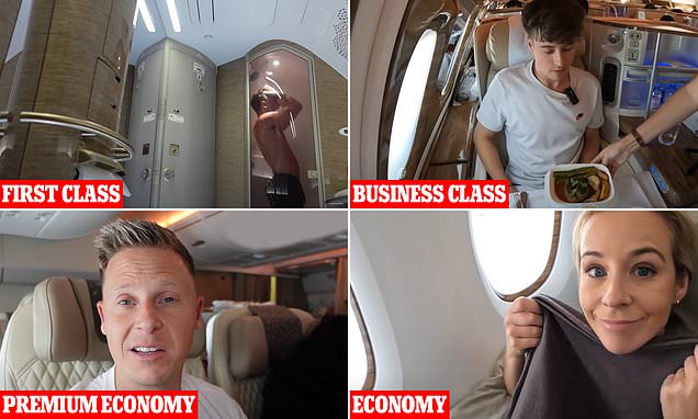 Travel experts review all four Emirates A380 cabins at the same time