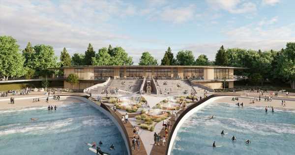 Huge £50million waterpark to open in UK with surf pools, splash zones and waves