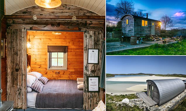 Cosy cabins and romantic huts to rent in the UK on Valentine's Day