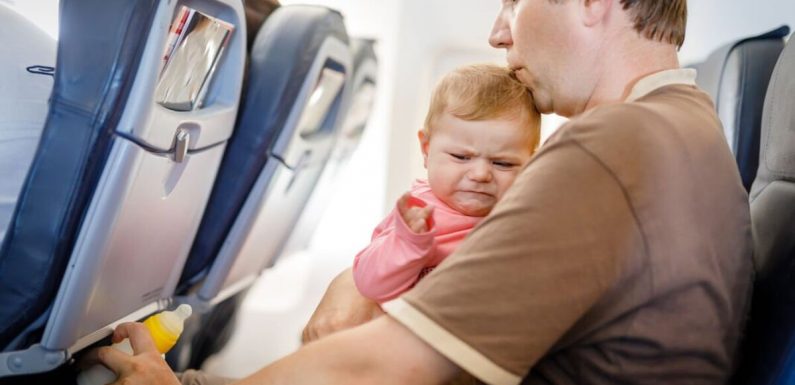 Flight attendant shares how to avoid sitting next to a crying baby