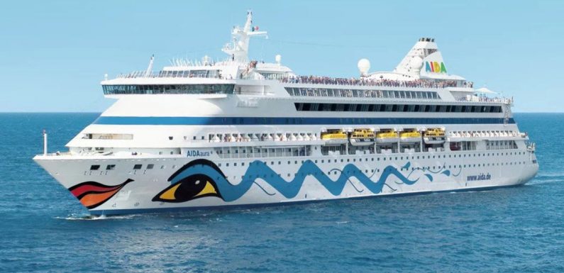 The AidaAura is leaving the Aida Cruises fleet