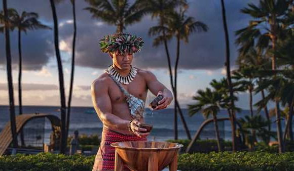 Westin Maui Resort is hosting a sunset awa ceremony