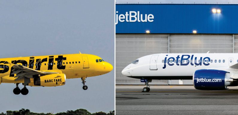 JetBlue flight attendants oppose buying Spirit Airlines