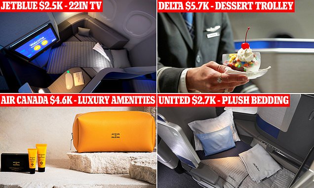 The best US airlines' business classes compared