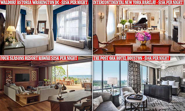 Inside the most jawdropping Presidential suites across America