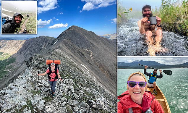 Meet the couple who have hiked and canoed their way to TikTok fame