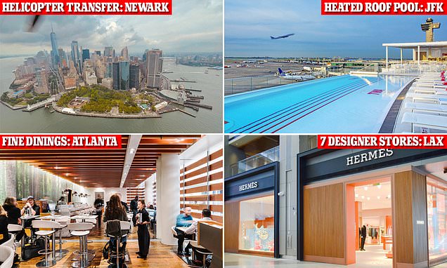 REVEALED: The most luxe airport offerings in North America
