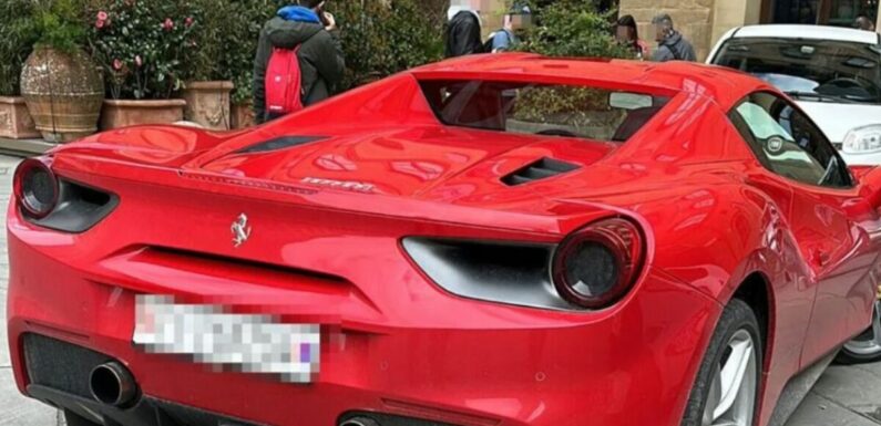 Tourist fined £412 for driving Ferrari into Italian city square