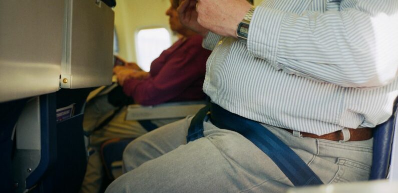 Livid dad causes outrage after posting rant about ‘obese’ passenger on flight