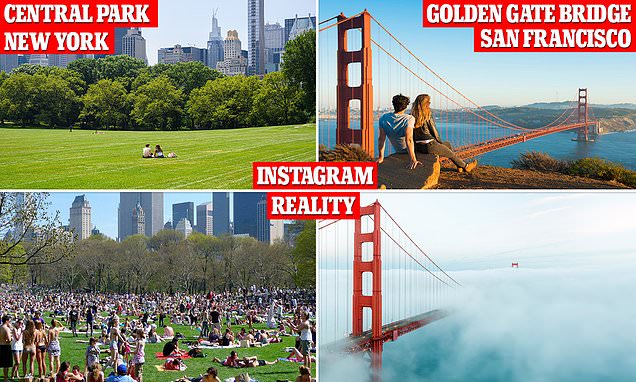 Photos show reality of America's top tourist spots